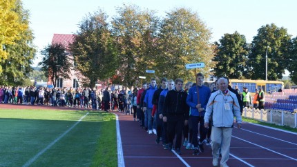 Торжественное открытие легкоатлетической дорожки. Слоним 07.10.2015