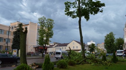 Ураган в Гродно. 17.06.2016