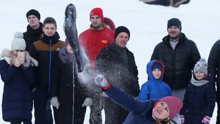 День снега в Гродненской области. Январь-февраль-2018