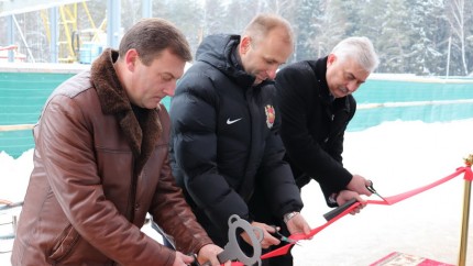 Открытие стадиона в Островце. 22.12.2018