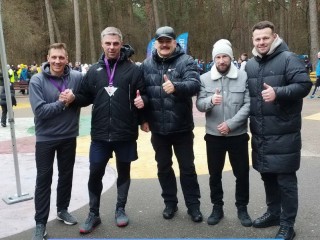 01 января на тропе здоровья в лесопарке Пышки в Гродно состоялся  «Забег трезвости»